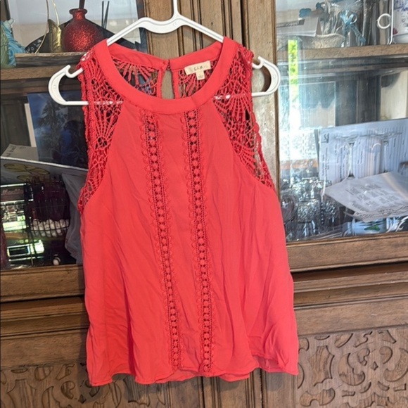 E  m Tops - Women's Top - Coral